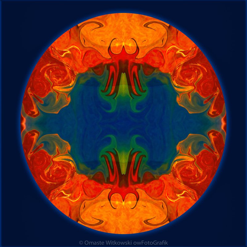 Awareness Intensified Abstract Healing Artwork by Omaste Witkowski owFotoGrafik.com