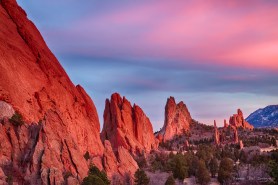 Garden of the Gods Sunset View