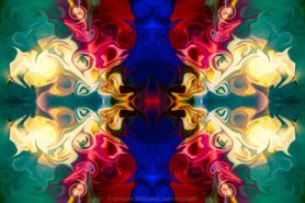 Welcoming A New Reality Abstract Pattern Artwork by Omaste Witkowski_