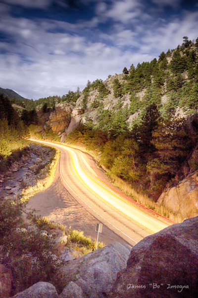 Boulder Canyon Beams Of Light