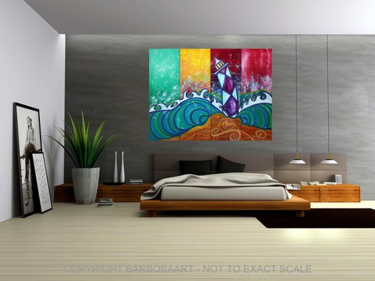 Colors of Summer by Laura Barbosa - modern art