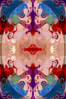 Drenched In Awareness Abstract Healing Artwork by Omaste Witkowski