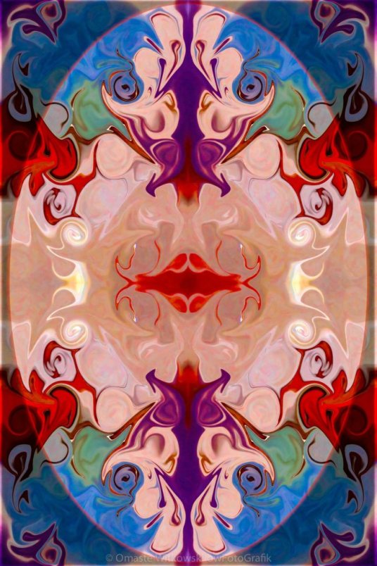 Drenched In Awareness Abstract Healing Artwork by Omaste Witkowski