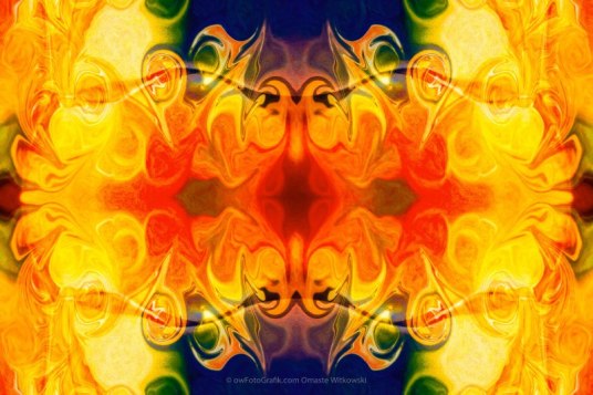 Fly With Me Abstract Pattern Artwork by Omaste Witkowski