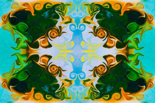 Growing New Light Abstract Healing Art by Omaste Witkowski owFotoGrafik.com