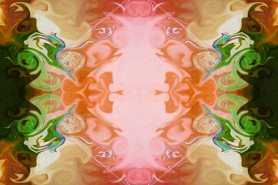 Welcoming New Life Abstract Healing Artwork by Omaste Witkowski