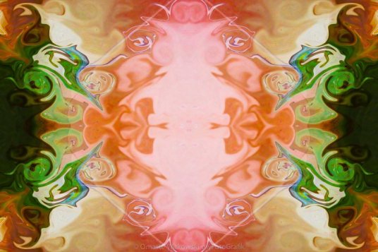 Welcoming New Life Abstract Healing Artwork by Omaste Witkowski