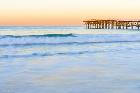 Dawn At Pacific Beach In San Diego 