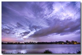 Thunderstorm Combustion Art Print