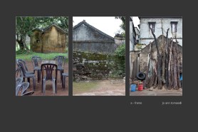 'a - frame' Triptych Image Art 3 images of Vietnam a-framed structures combined to make a beautiful tryptic 