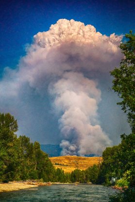 July 17th 2014 Carlton Complex Plume Wildfire Art by Omaste Witkowski owFotoGrafik.com
