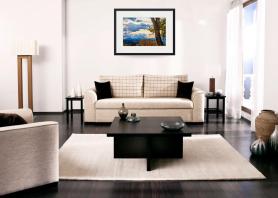 Colorado Rocky Mountain Twin Peaks Autumn View Art Print