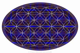 Flower Of Life Abstract Chakra Art by Omaste Witkowski owFotoGrafik.com