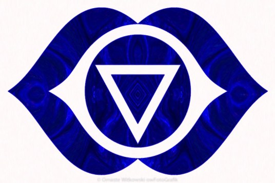 Third Eye Abstract Chakra Art by Omaste Witkowski_
