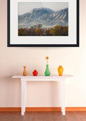 Boulder Colorado Flatirons Country Fall View Art Print