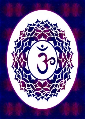 Crown Chakra Abstract Spiritual Artwork by Omaste Witkowski owFotoGrafik.com