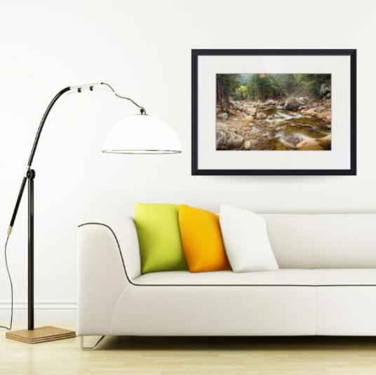 Down Stream nature Art Print