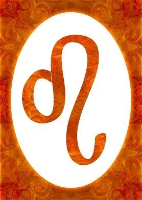 Leo and Sacral Chakra Abstract Spiritual Artwork by Omaste Witkowski owFotoGrafik.com