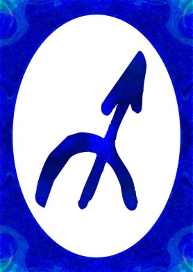 Sagittarius and Third Eye Chakra Abstract Spiritual Artwork by Omaste Witkowski owFotoGrafik.com