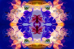 The Circle of Life Abstract Mandala Artwork by Omaste Witkowski