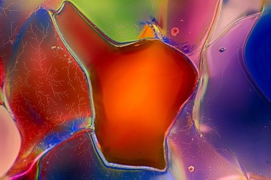 Hearts Abstract Macro Glass Photograph by Omaste Witkowski owFotoGrafik.com