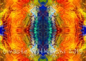 Here Comes The Sun Abstract Stained Glass Art by Omaste Witkowski owFotoGrafik.com