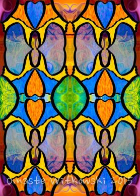 Loving Beauty In Chaos Abstract Fabric Art by Omaste Witkowski owFotoGrafik ArtInBoise.com