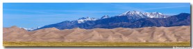 Great Sand Dunes National Park And Preserve Panorama Art