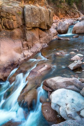 Rocky Mountain Canyon Streaming Art Prints