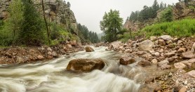 Fisherman's Panorama Colorado Canyon View Art