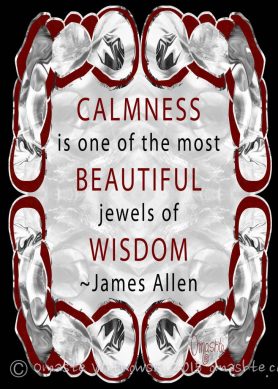 Calm Beauty Abstract Inspirational Art by Omashte